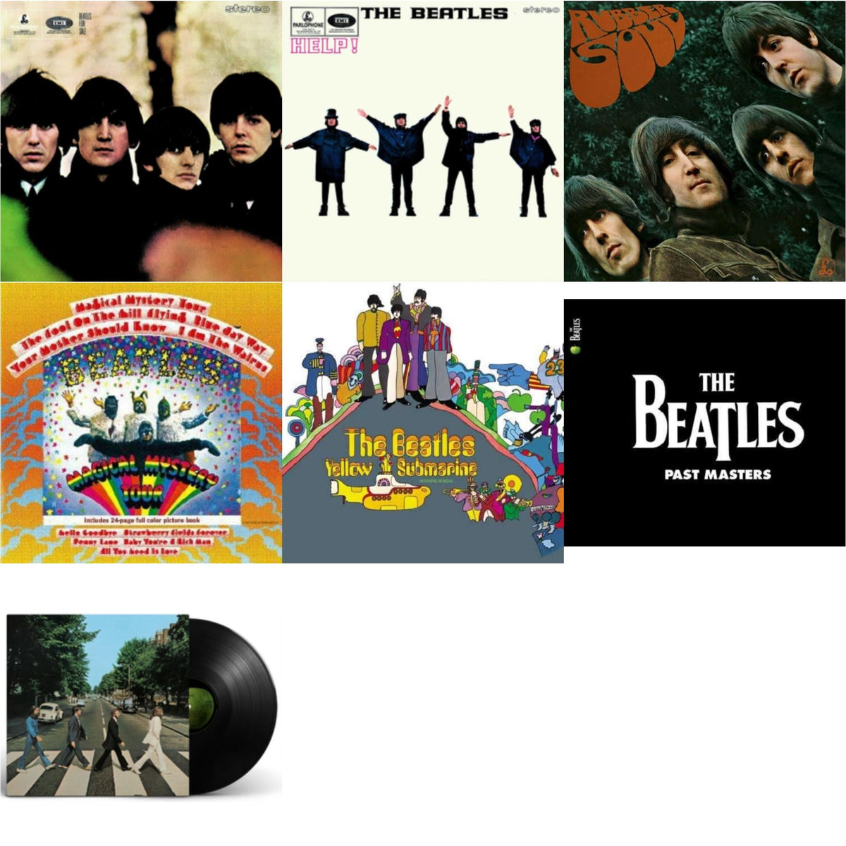 Beatles For Sale & Help & Rubber Soul & Magical Mystery Tour & Yellow Submarine & Past Masters 1 & 2 & Abbey Road Anniversary