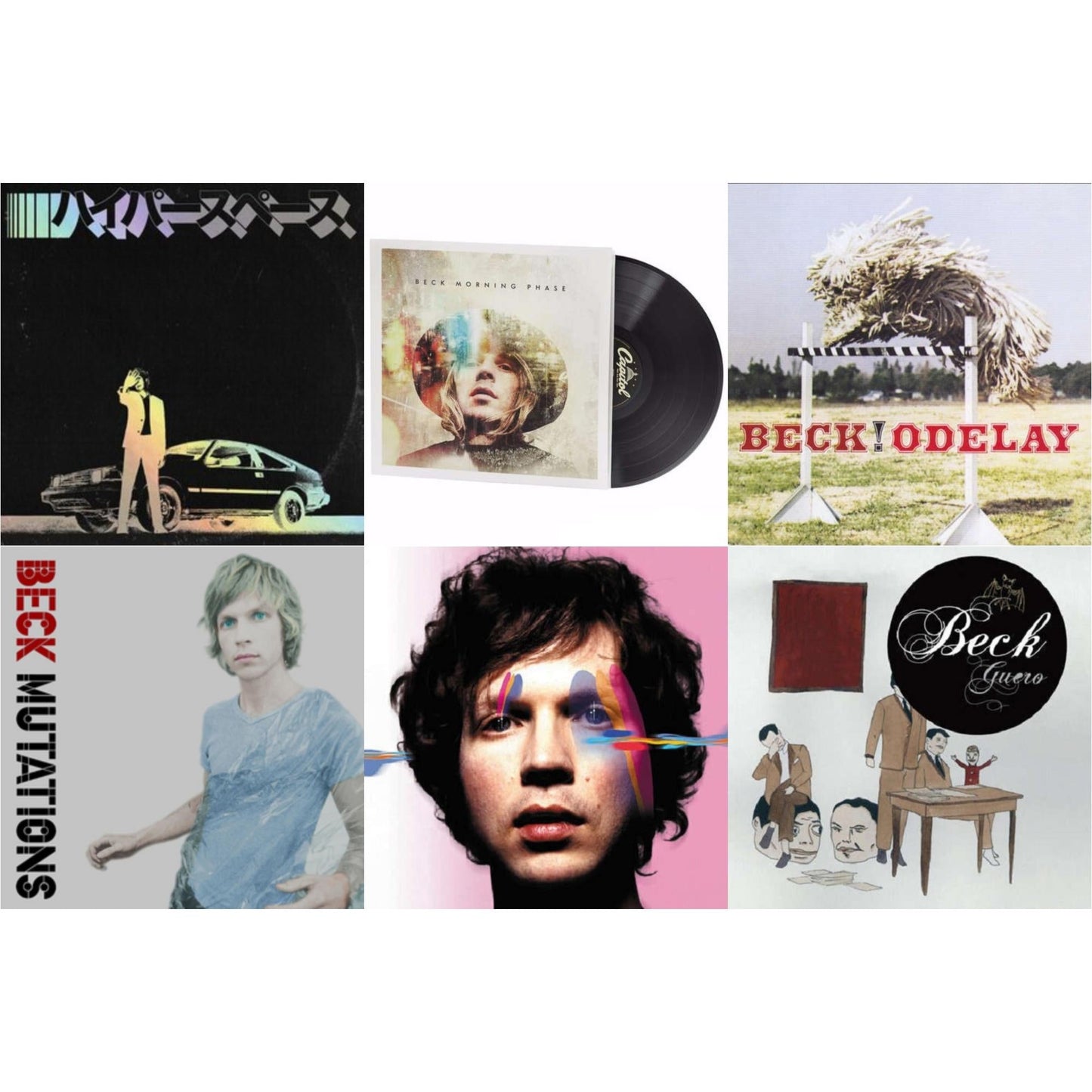 Hyperspace (2020 Deluxe Edition/Holographic Jacket/Booklet) & Morning Phase & Odelay & Mutations (LP/7 Inch) & Sea Change (140G/Gatefold/Dl Card) & Guero