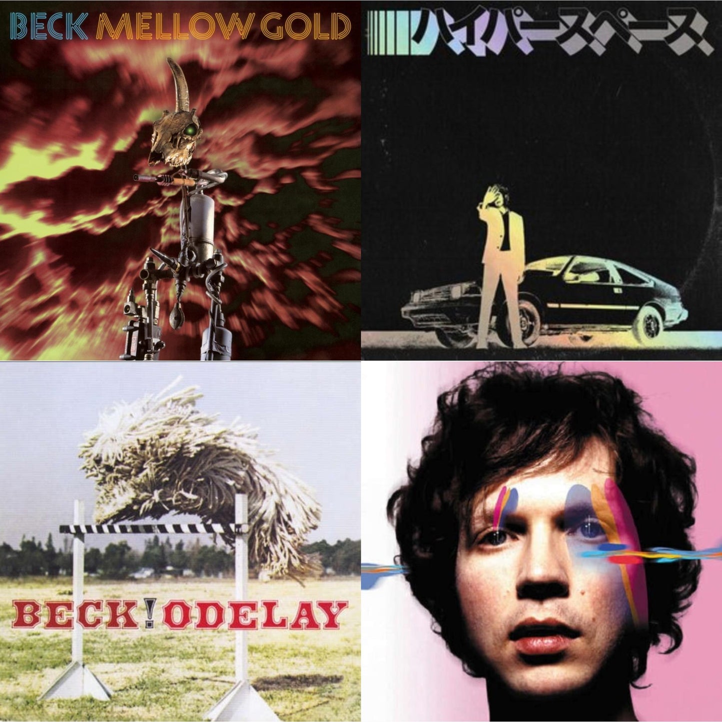 Mellow Gold (180G) & Hyperspace (2020 Deluxe Edition/Holographic Jacket/Booklet) & Odelay & Sea Change (140G/Gatefold/Dl Card)