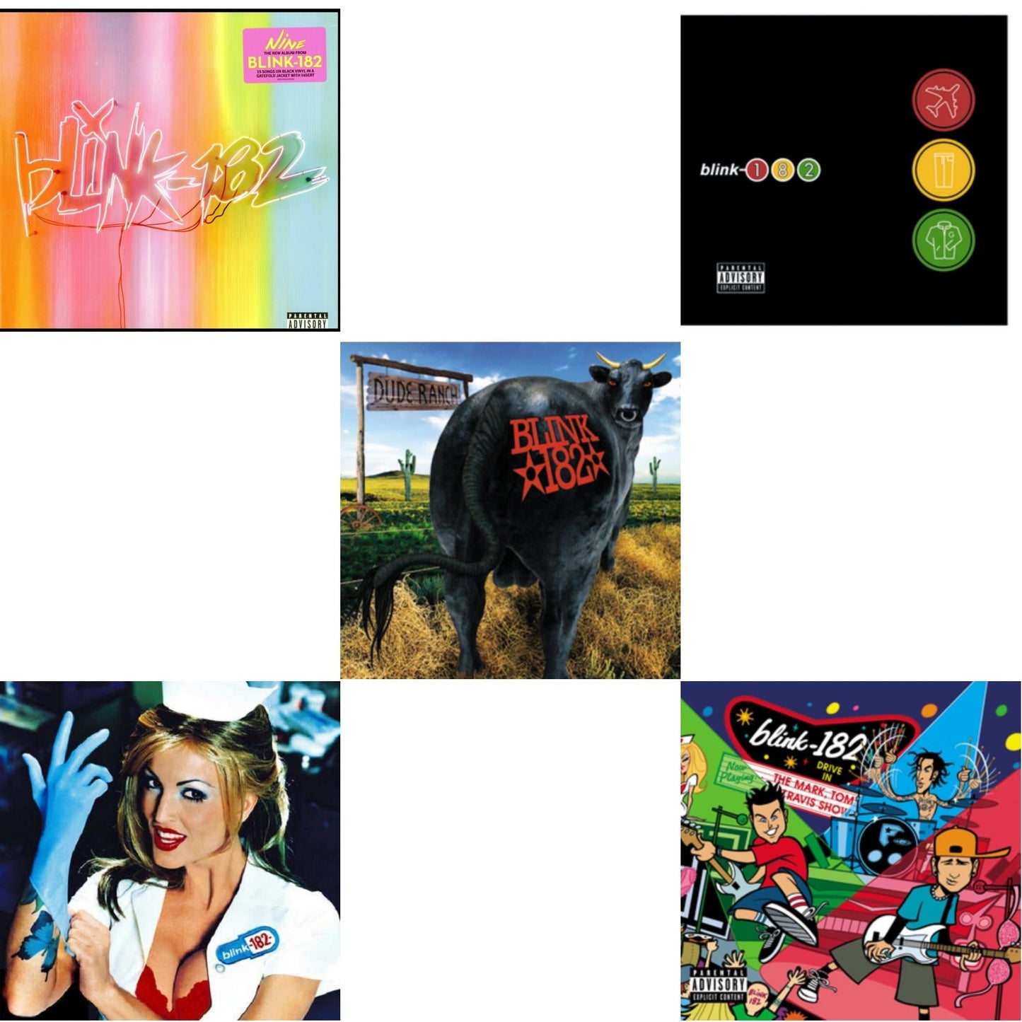 Nine (140G) & Enema Of The State (X) & Dude Ranch & Take Off Your Pants & Jacket & Mark Tom & Travis Show (Enema Strikes Back)