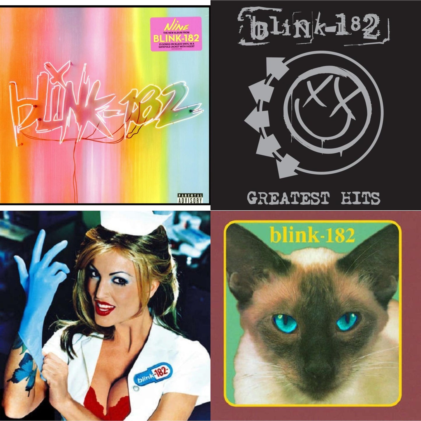 Nine (140G) & Greatest Hits (2LP) & Enema Of The State (X) & Cheshire Cat
