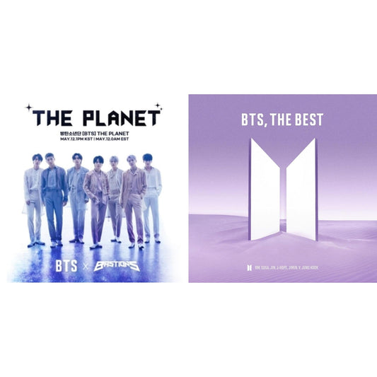 This is a 2 CD SKU bundle.
1.This CD is brand new.Format: CDMusic Style: K-popThis item's title is: Planet (Bastions Ost)Artist: BtsLabel: THYMOS MEDIABarcode: 8804775255618Release Date: 5/26/2023
2.This CD is brand new.