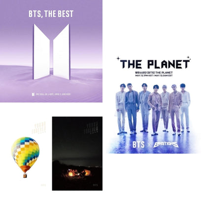 BTS: The Best (2CD/Booklet) (Japanese Ver.) & In The Mood For Love (Young Forever) (Special Album/Book/Card) & Planet (Bastions Ost)
