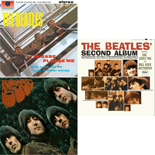 Please Please Me & Rubber Soul & Beatles Second Album