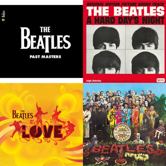 Past Masters 1 & 2 & Hard Day's Night (Ost)  & Love  & Sgt. Pepper's Lonely Hearts Club Band (2017 Stereo Mix/180G/Original Stencils)