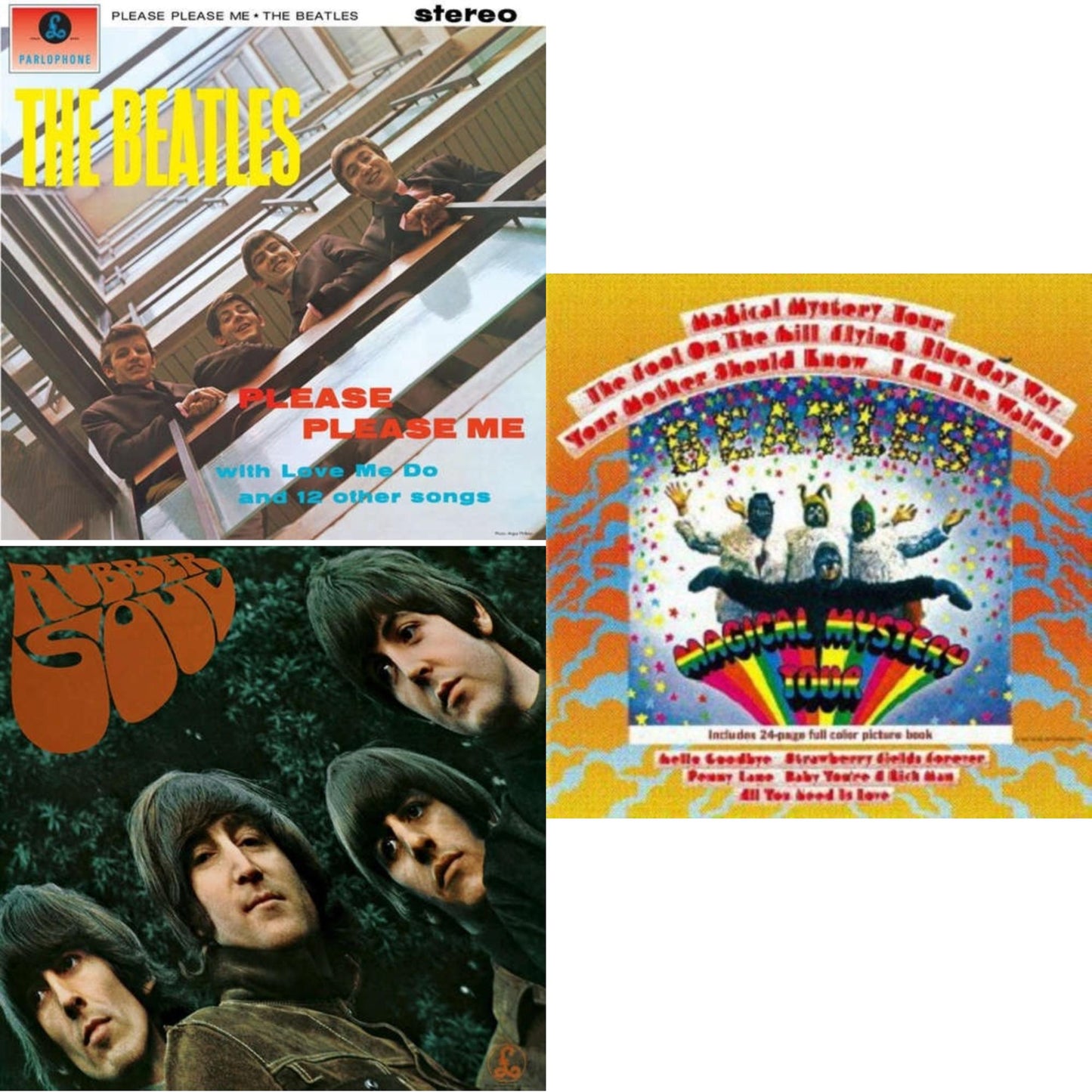 Please Please Me & Rubber Soul & Magical Mystery Tour