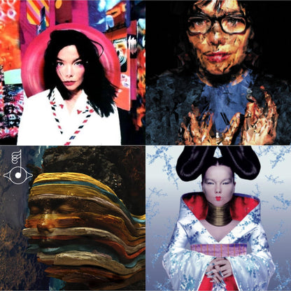 Bjork - Homogenic & Post & Selma Songs & Bastards: Remix - LP Vinyl Bundle