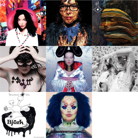 This is a 8 LP Vinyl SKU bundle.
1.This LP Vinyl is brand new.Format: LP VinylMusic Style: TechnoThis item's title is: HomogenicArtist: BjorkLabel: ONE LITTLE INDIANBarcode: 5016958032913Release Date: 12/11/2015
2.This LP Vinyl is brand new.