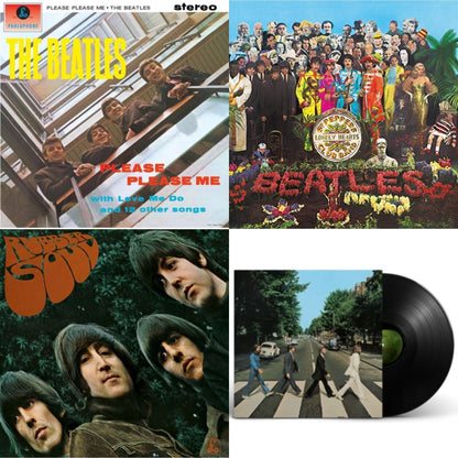 Please Please Me & Rubber Soul & Sgt. Pepper's Lonely Hearts Club Band (2017 Stereo Mix/180G/Original Stencils) & Abbey Road Anniversary