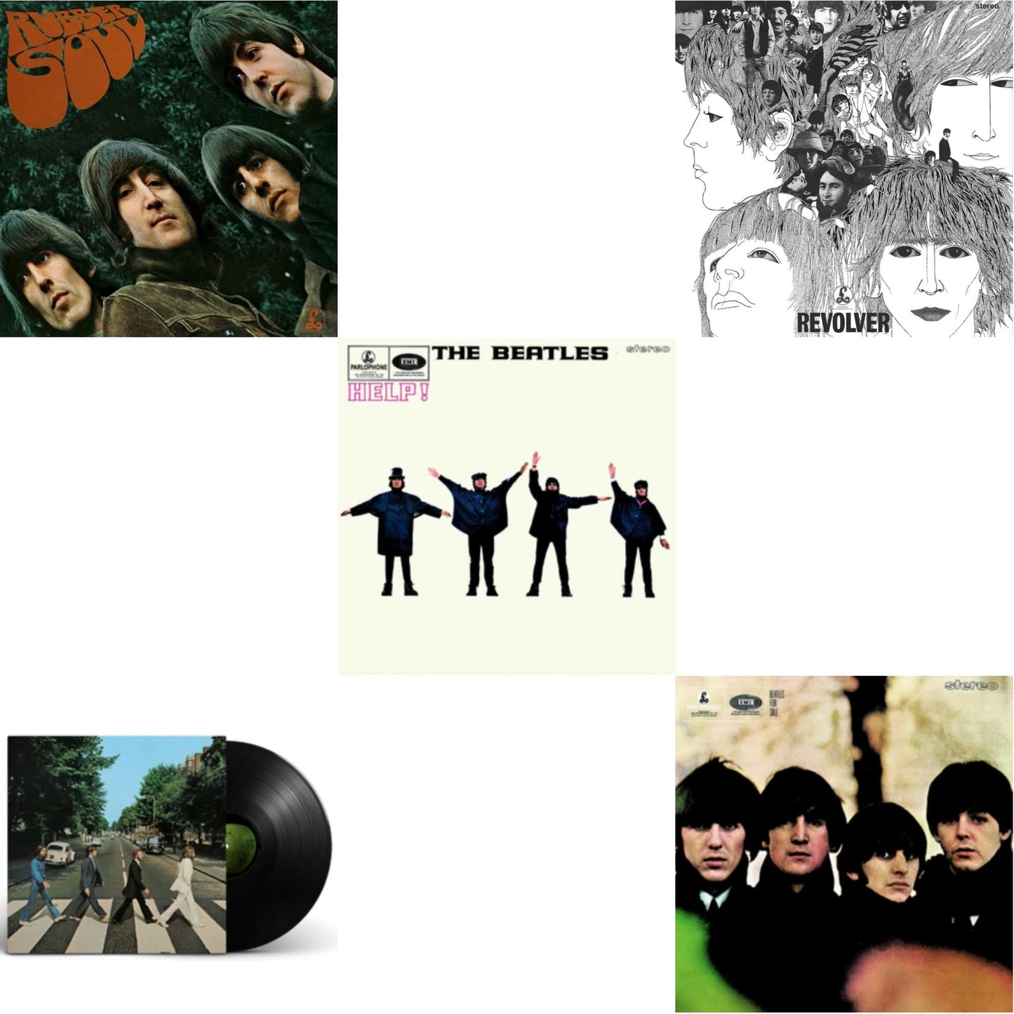 Beatles For Sale & Help & Rubber Soul & Revolver Special Edition & Abbey Road Anniversary