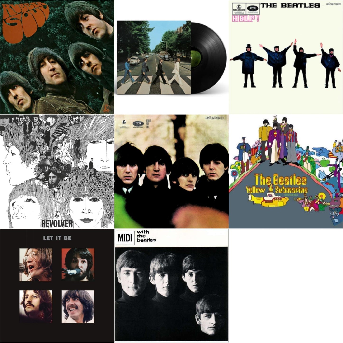 Beatles For Sale & Help & Rubber Soul & With The Beatles & Yellow Submarine & Revolver Special Edition & Let It Be Special Edition (Super Deluxe/Slipbox/Book/4LP/12Inch Ep Box Set) & Abbey Road Anniversary
