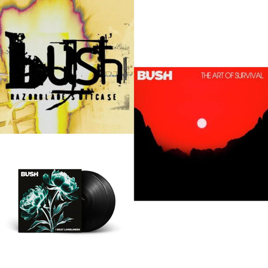 Razorblade Suitcase (In Addition) (Pink LP Vinyl) (Ten Bands One Cause) & I Beat Loneliness (2LP) & Art Of Survival (Black LP Vinyl)