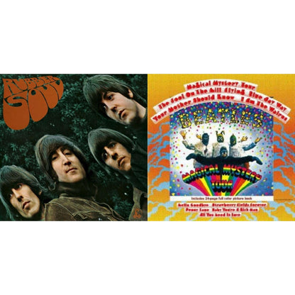 This is a 2 LP Vinyl SKU bundle.
1.This LP Vinyl is brand new.Format: LP VinylMusic Style: BeatThis item's title is: Rubber SoulArtist: BeatlesLabel: UMEBarcode: 094638241812Release Date: 11/13/2012
2.This LP Vinyl is brand new.