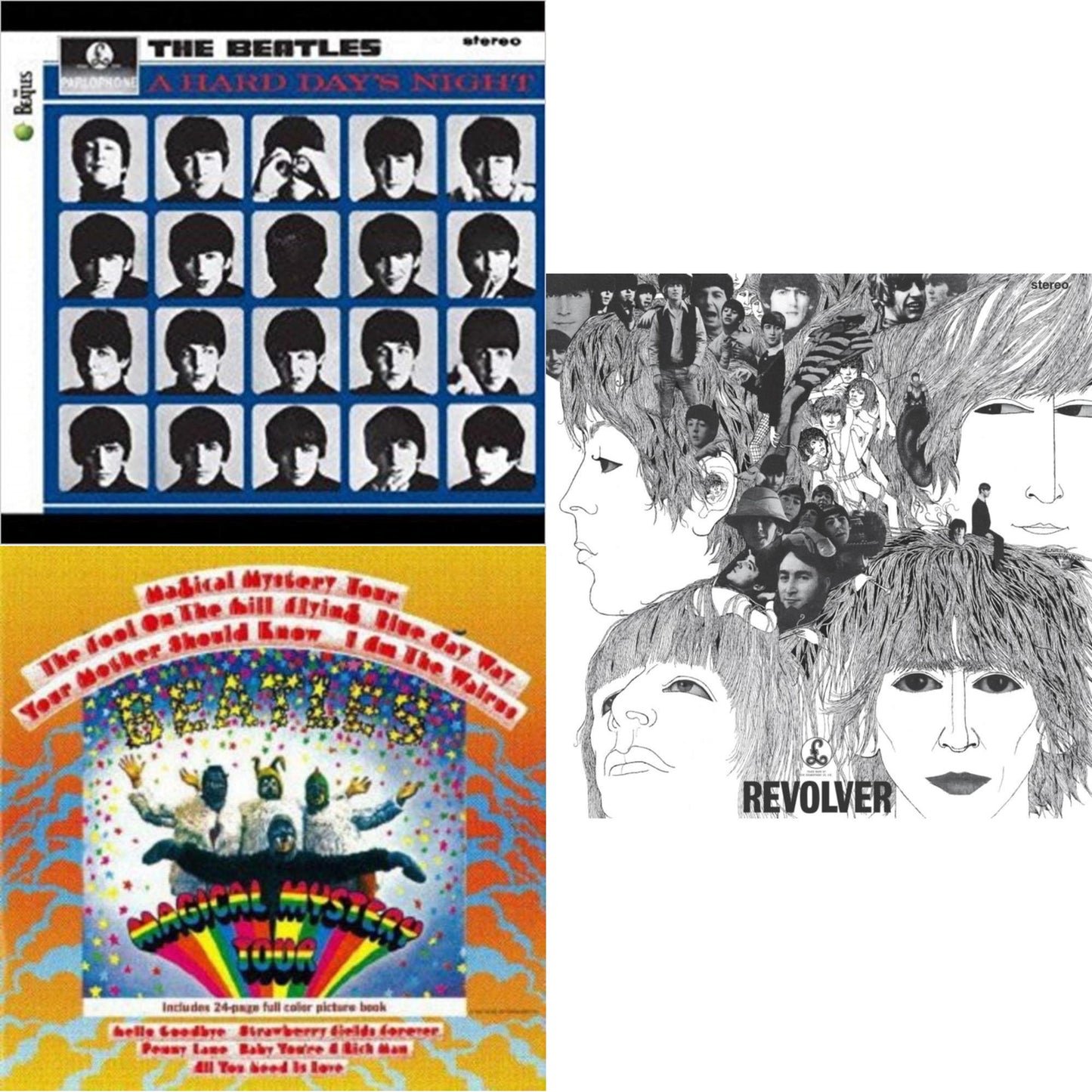 Hard Day's Night & Magical Mystery Tour & Revolver - Special Edition (Picture Disc)