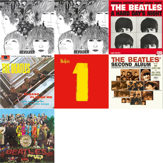 This is a 7 LP Vinyl SKU bundle.
1.This LP Vinyl is brand new.Format: LP VinylMusic Style: BeatThis item's title is: Please Please MeArtist: BeatlesLabel: ParlophoneBarcode: 094638241614Release Date: 11/13/2012
2.This LP Vinyl is brand new.