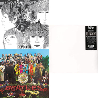 This is a 3 LP Vinyl SKU bundle.
1.This LP Vinyl is brand new.Format: LP VinylMusic Style: Psychedelic RockThis item's title is: Revolver - Special Edition (Picture Disc)Artist: BeatlesLabel: CAPITOLBarcode: 602445599707Release Date: 10/28/2022
2.This LP Vinyl is brand new.