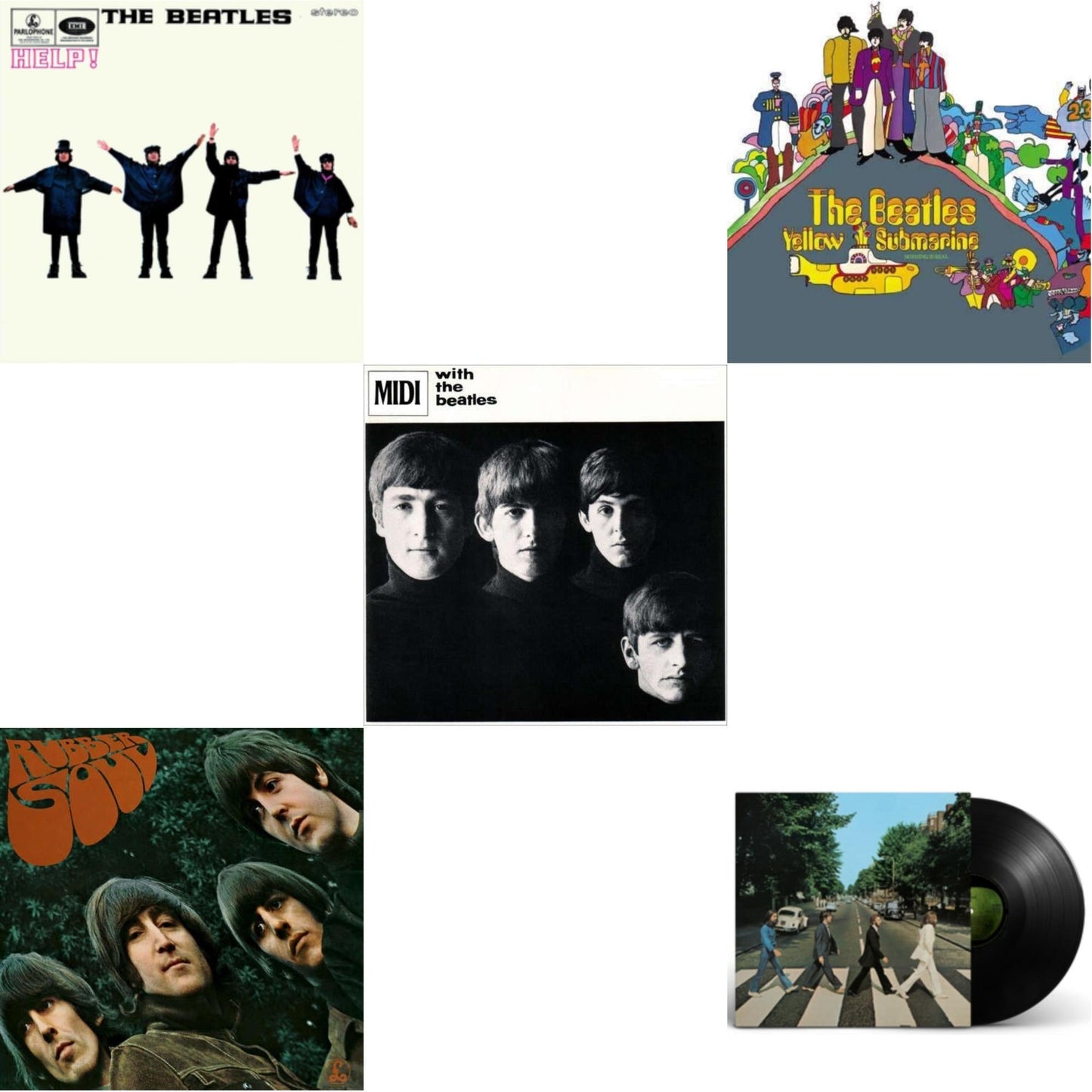 Help & Rubber Soul & With The Beatles & Yellow Submarine & Abbey Road Anniversary