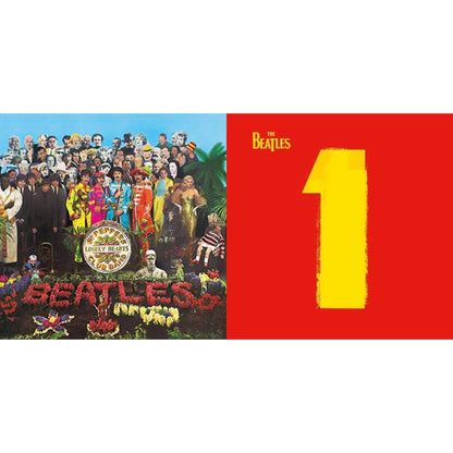 This is a 2 LP Vinyl SKU bundle.
1.This LP Vinyl is brand new.Format: LP VinylMusic Style: Pop RockThis item's title is: 1 (2015 Reissue)Artist: BeatlesLabel: Apple RecordsBarcode: 602547567901Release Date: 12/4/2015
2.This LP Vinyl is brand new.