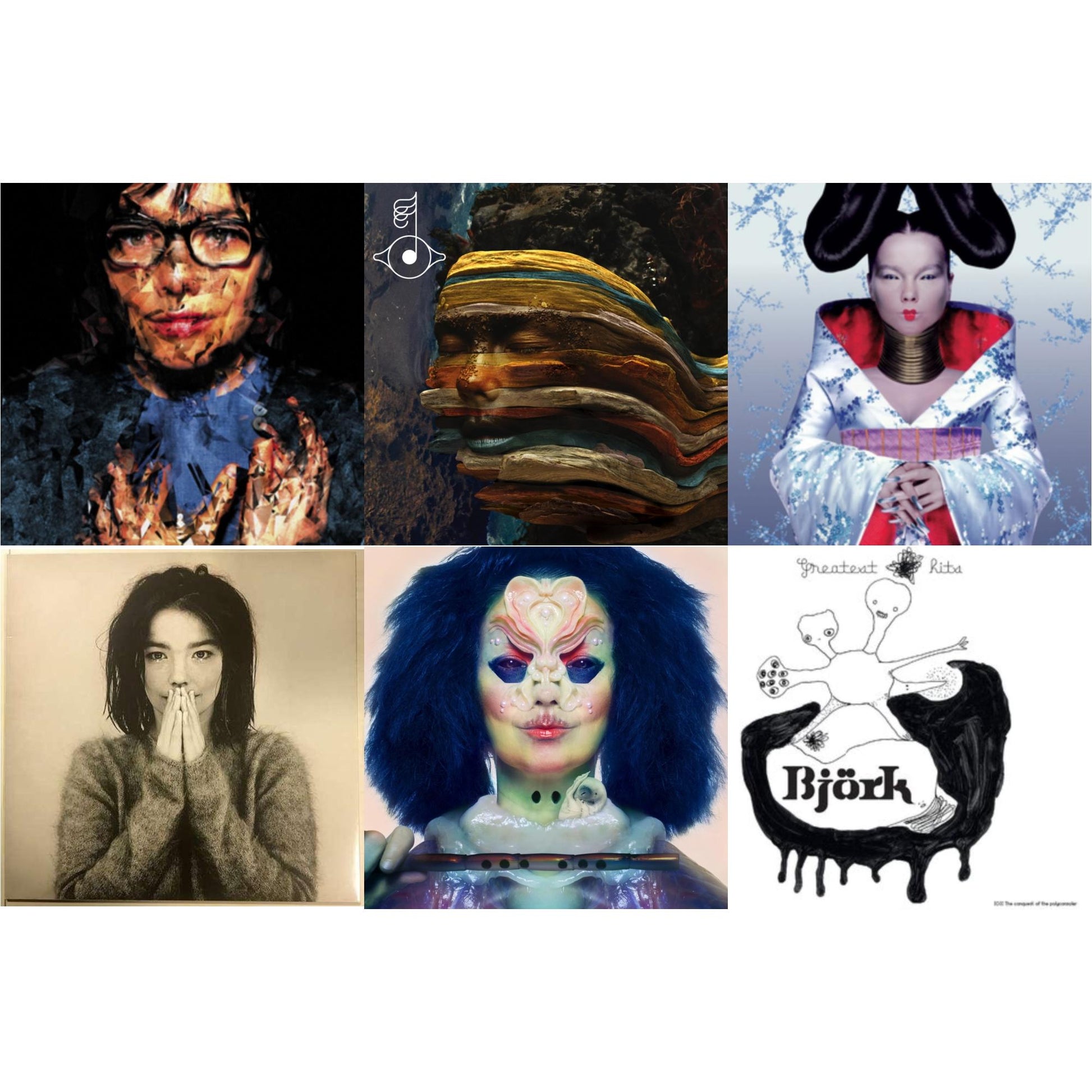 This is a 6 LP Vinyl SKU bundle.
1.This LP Vinyl is brand new.Format: LP VinylThis item's title is: DebutArtist: BjorkBarcode: 5016958018818Release Date: 12/11/2015
2.This LP Vinyl is brand new.