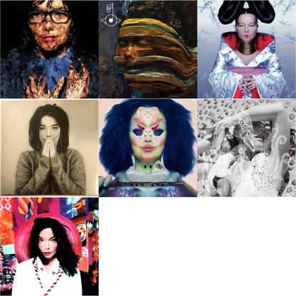 Debut & Homogenic & Post & Vespertine & Utopia & Selma Songs & Bastards: Remix
