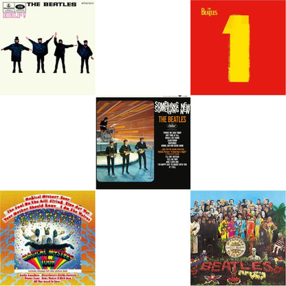 Help & Magical Mystery Tour & Something New  & 1 (2015 Reissue) & Sgt. Pepper's Lonely Hearts Club Band (2017 Stereo Mix/180G/Original Stencils)