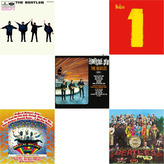 Help & Magical Mystery Tour & Something New  & 1 (2015 Reissue) & Sgt. Pepper's Lonely Hearts Club Band (2017 Stereo Mix/180G/Original Stencils)