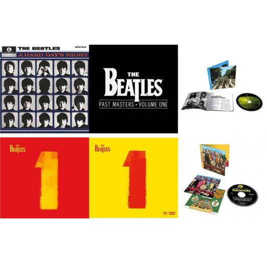 Hard Day's Night & Past Masters Vol.1 & 2 & Abbey Road Anniversary & 1 & 1 (CD / 1 DVD) & Sgt. Pepper's Lonely Hearts Club Band (Anniversary Edition)