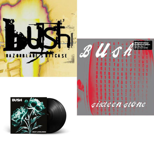Razorblade Suitcase (In Addition) (Pink LP Vinyl) (Ten Bands One Cause) & I Beat Loneliness (2LP) & Sixteen Stone (2LP)