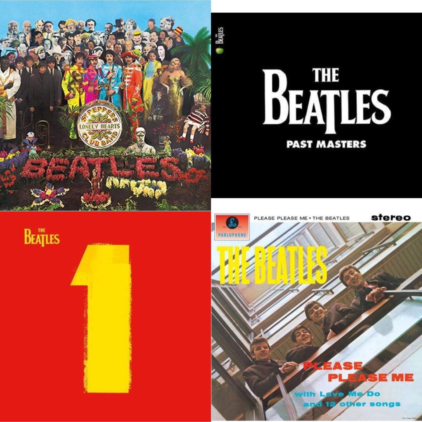 Please Please Me & Past Masters 1 & 2 & 1 (2015 Reissue) & Sgt. Pepper's Lonely Hearts Club Band (2017 Stereo Mix/180G/Original Stencils)