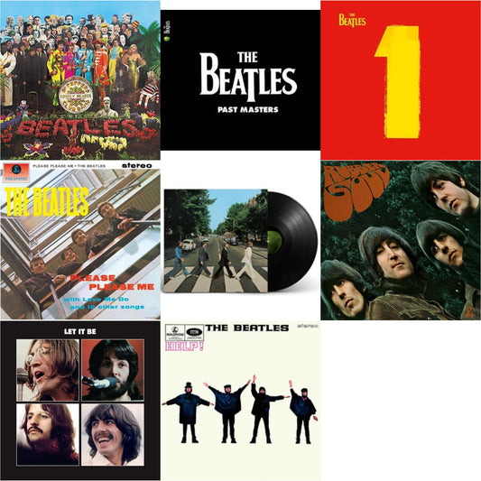 This is a 8 LP Vinyl SKU bundle.
1.This LP Vinyl is brand new.Format: LP VinylMusic Style: Classic RockThis item's title is: HelpArtist: BeatlesLabel: UMEBarcode: 094638241515Release Date: 11/13/2012
2.This LP Vinyl is brand new.