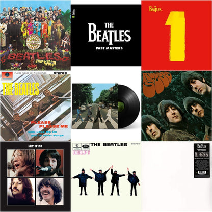 Help & Please Please Me & Rubber Soul & Past Masters 1 & 2 & Let It Be Special Edition & 1 (2015 Reissue) & Sgt. Pepper's Lonely Hearts Club Band (2017 Stereo Mix/180G/Original Stencils) & Beatles (The White Album) (2LP) & Abbey Road Anniversary