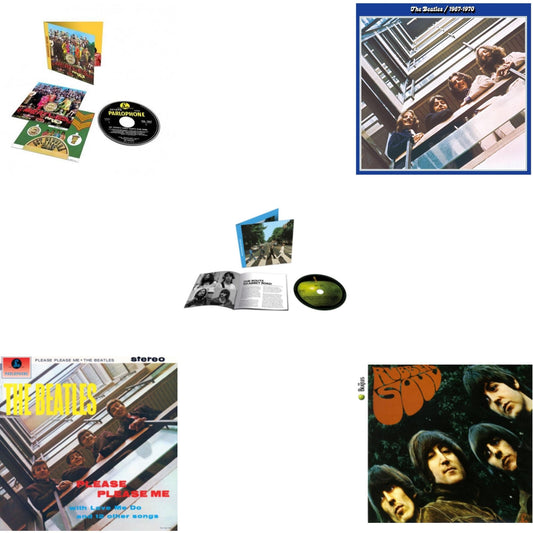 Please Please Me & Rubber Soul & Beatles 1967-1970 (2023 Edition) (2CD) & Abbey Road Anniversary & Sgt. Pepper's Lonely Hearts Club Band (Anniversary Edition)