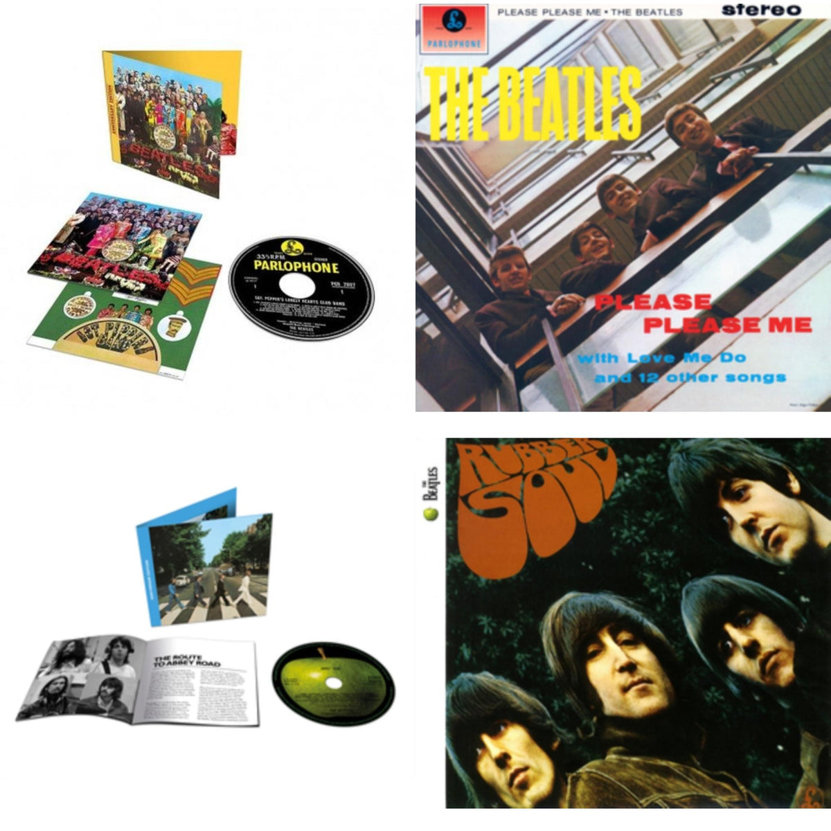 Please Please Me & Rubber Soul & Abbey Road Anniversary & Sgt. Pepper's Lonely Hearts Club Band (Anniversary Edition)