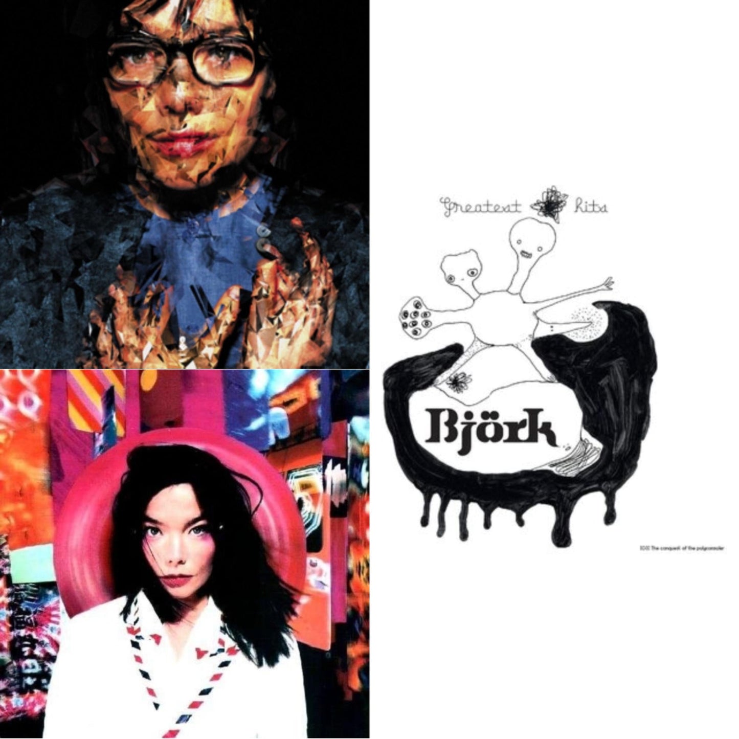 This is a 3 LP Vinyl SKU bundle.
1.This LP Vinyl is brand new.Format: LP VinylMusic Style: DowntempoThis item's title is: PostArtist: BjorkBarcode: 5016958041618Release Date: 12/11/2015
2.This LP Vinyl is brand new.