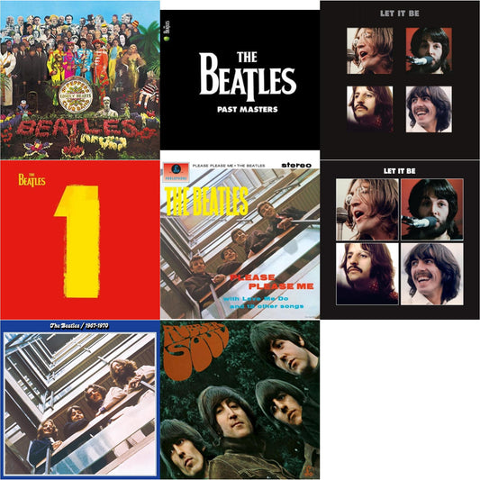 Beatles - Please Please Me & Rubber Soul & Past Masters 1 & 2 & Beatles 1967-1970 (2023 Edition) (Half-Speed) (3LP) & Let It Be Special Edition & Let It Be Special Edition (Super Deluxe/Slipbox/Book/4LP/12Inch Ep Box Set) & 1 (2015 Reissue) & Sgt.