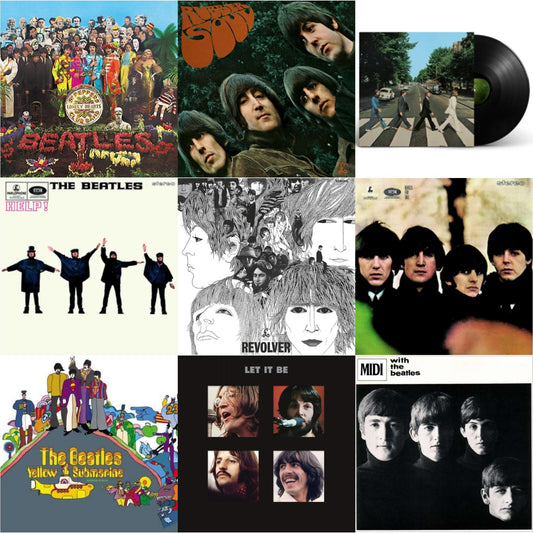 Beatles - Beatles For Sale & Help & Rubber Soul & With The Beatles & Yellow Submarine & Revolver Special Edition & Let It Be Special Edition (Super Deluxe/Slipbox/Book/4LP/12Inch Ep Box Set) & Sgt. Pepper's Lonely Hearts Club Band (2017 Stereo