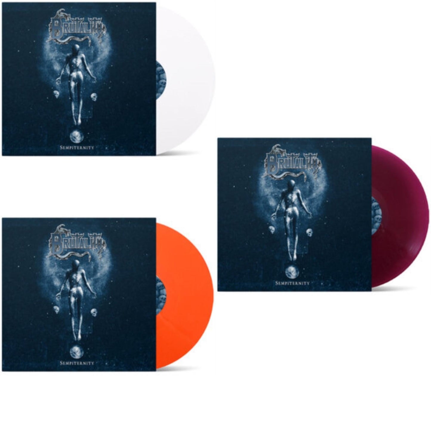 This is a 3 LP Vinyl SKU bundle.
1.This LP Vinyl is brand new.Format: LP VinylMusic Style: Death MetalThis item's title is: Sempiternity (Transparent Violet LP Vinyl)Artist: BrutalityLabel: TARGET / EMZ PRODUCTIONS / SPVBarcode: 5700907270159Release Date: 5/27/2022
2.