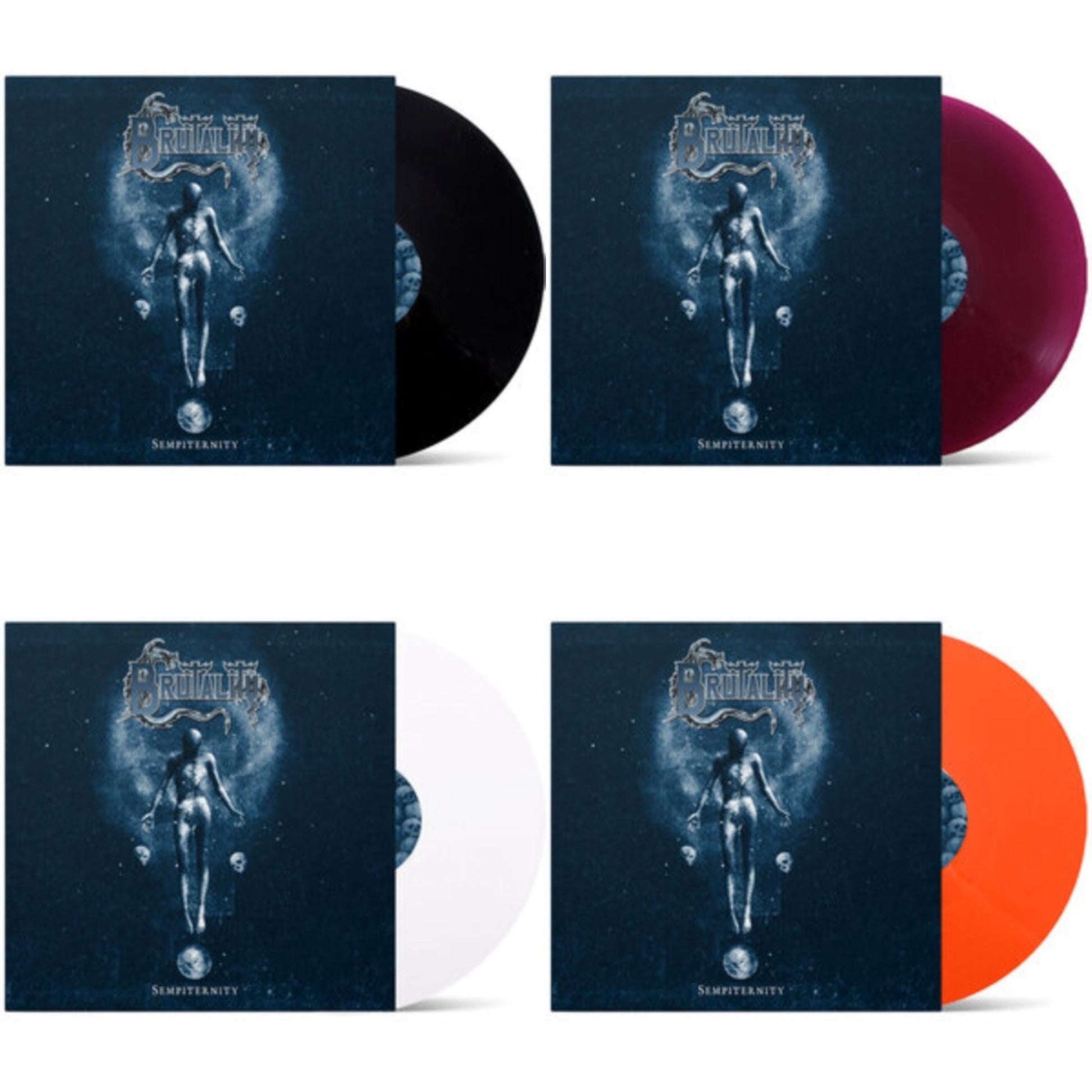 This is a 4 LP Vinyl SKU bundle.
1.This LP Vinyl is brand new.Format: LP VinylMusic Style: Death MetalThis item's title is: SempiternityArtist: BrutalityLabel: TARGET / EMZ PRODUCTIONS / SPVBarcode: 5700907270142Release Date: 5/27/2022
2.This LP Vinyl is brand new.