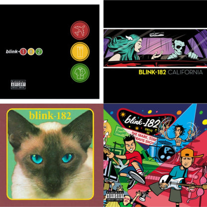 This is a 4 LP Vinyl SKU bundle.
1.This LP Vinyl is brand new.Format: LP VinylMusic Style: Pop PunkThis item's title is: Take Off Your Pants & JacketArtist: Blink-182Label: Universal Music Group InternationalBarcode: 602557005141Release Date: 10/7/2016
2.This LP Vinyl is brand new.