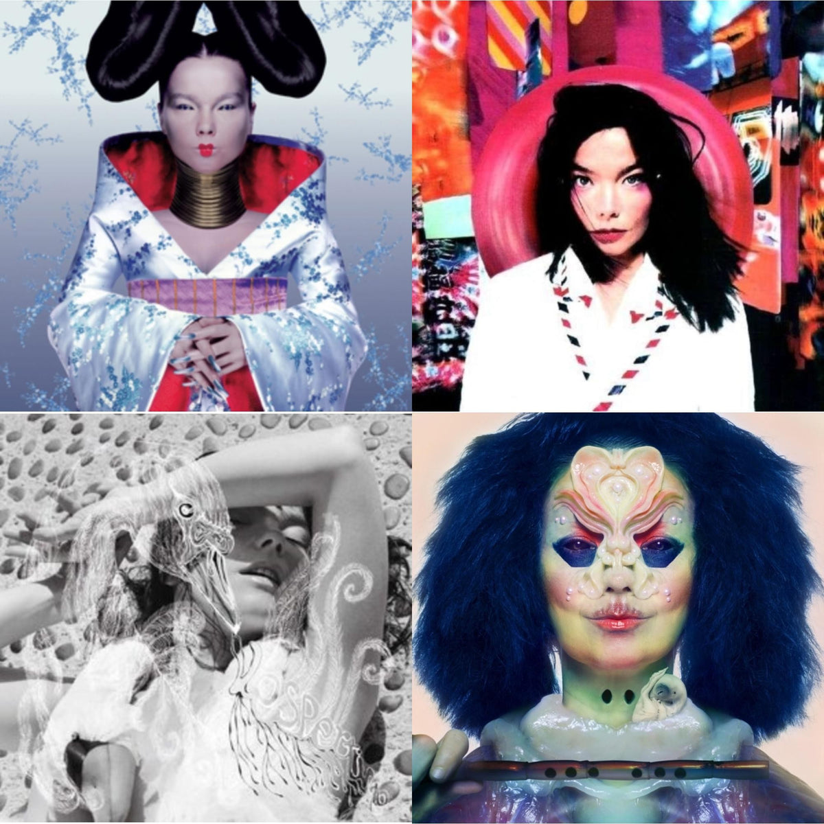 Homogenic & Post & Vespertine & Utopia