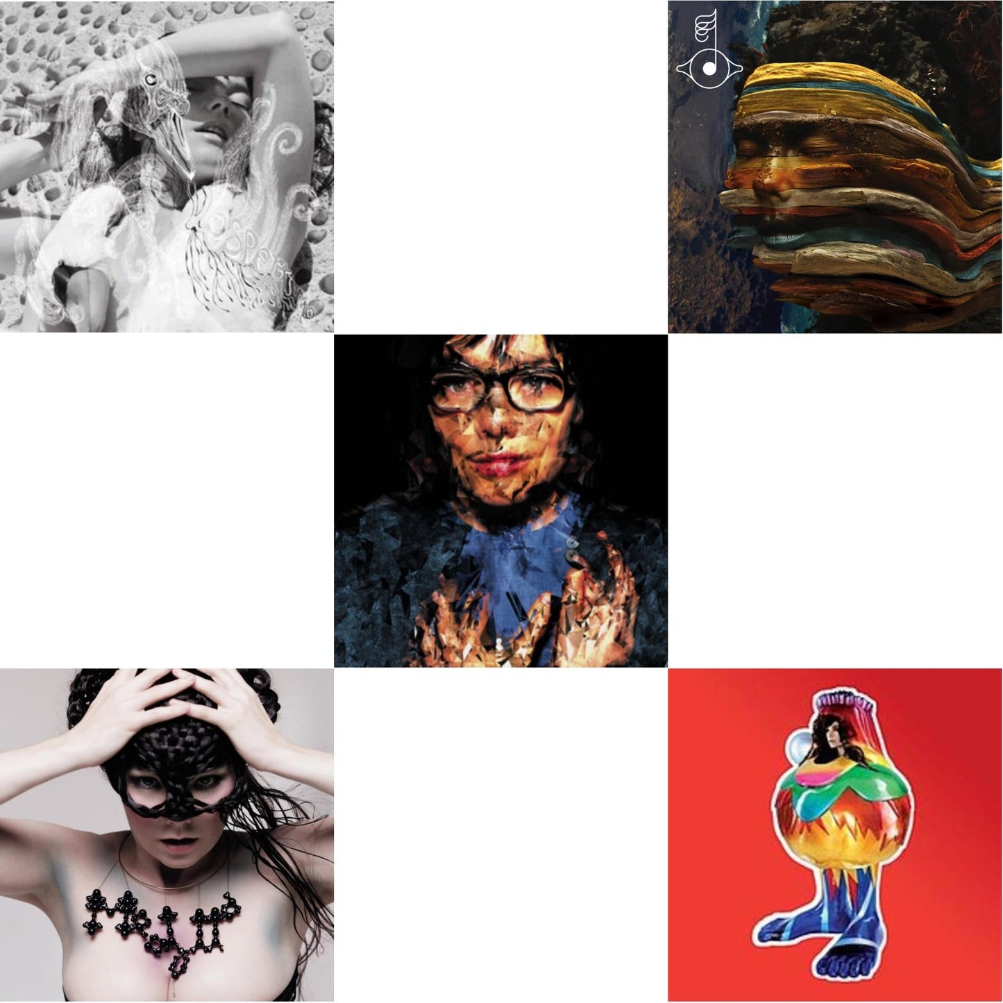 Vespertine & Medulla & Selma Songs & Bastards: Remix & Volta