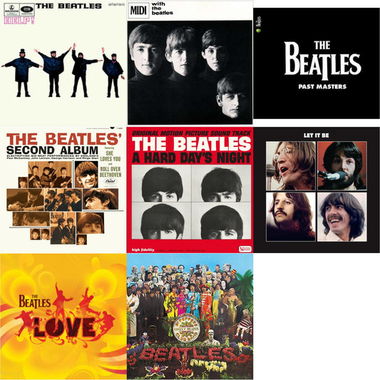 Help & With The Beatles & Past Masters 1 & 2 & Beatles Second Album  & Hard Day's Night (Ost)  & Let It Be Special Edition & Love  & Sgt. Pepper's Lonely Hearts Club Band (2017 Stereo Mix/180G/Original Stencils)