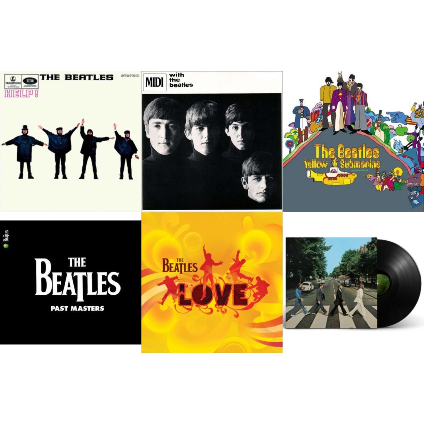 Help & With The Beatles & Yellow Submarine & Past Masters 1 & 2 & Love  & Abbey Road Anniversary