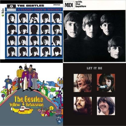 Hard Day's Night & With The Beatles & Yellow Submarine & Let It Be Special Edition (Super Deluxe/Slipbox/Book/4LP/12Inch Ep Box Set)