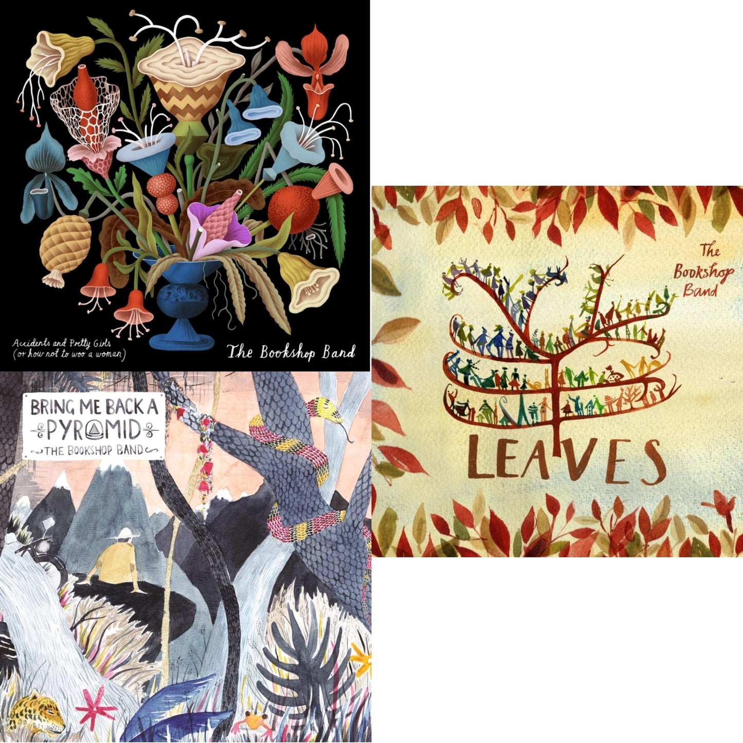Accidents & Pretty Girls & Bring Me Back A Pyramid & Leaves