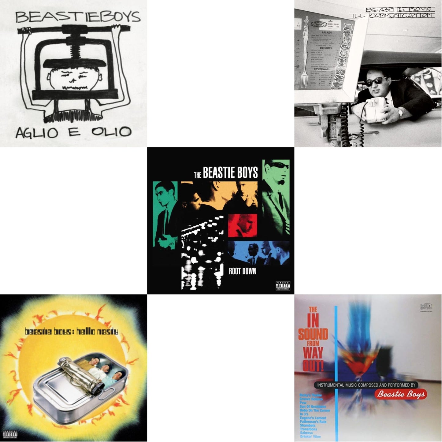Hello Nasty & Aglio E Olio & Ill Communication (30Th Anniversary Deluxe Edition) (3LP) & In Sound From Way Out (180G) & Root Down Ep