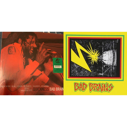 Quickness (Punk Note) & Bad Brains (Transparent Red LP Vinyl)