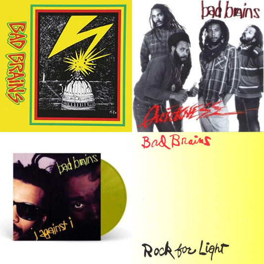 This is a 4 LP Vinyl SKU bundle.
1.This LP Vinyl is brand new.Format: LP VinylMusic Style: ReggaeThis item's title is: Bad BrainsArtist: Bad BrainsLabel: ORG MUSICBarcode: 711574899340Release Date: 6/11/2021
2.This LP Vinyl is brand new.