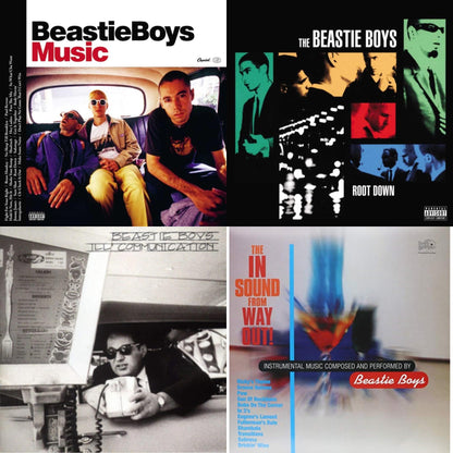 This is a 4 LP Vinyl SKU bundle.
1.This LP Vinyl is brand new.Format: LP VinylMusic Style: Boom BapThis item's title is: Ill CommunicationArtist: Beastie BoysLabel: CAPITOLBarcode: 5099969423215Release Date: 7/14/2009
2.This LP Vinyl is brand new.