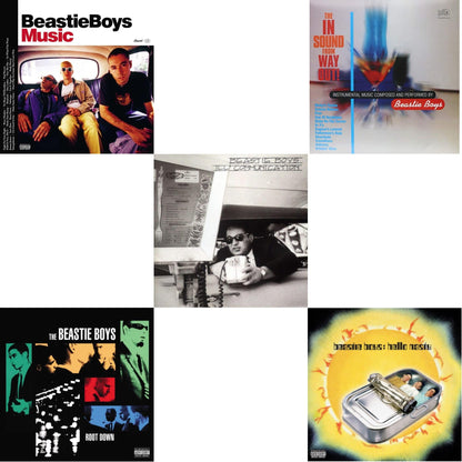 This is a 5 LP Vinyl SKU bundle.
1.This LP Vinyl is brand new.Format: LP VinylMusic Style: Boom BapThis item's title is: Ill CommunicationArtist: Beastie BoysLabel: CAPITOLBarcode: 5099969423215Release Date: 7/14/2009
2.This LP Vinyl is brand new.